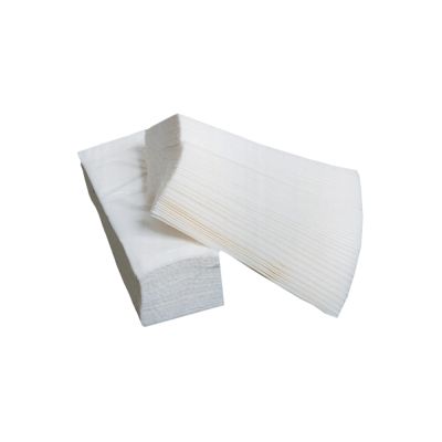 Essuie-Mains Enchevêtrés Pli-W 2P., 34 x 22cm Blanc - 32 Paquets De 100