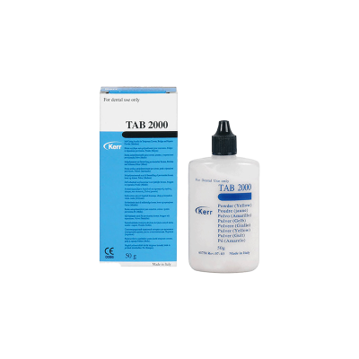 Tab 2000, Poudre Teinte Jaune - Pot De 50g