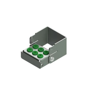 Porte-Fraises C.A./F.G./H.P. 6 Perforations Vert Plug'In - 1 Pièce