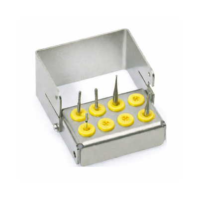 Porte-Fraises C.A./F.G. 8 Perforations Jaune Plug'In - 1 Pièce