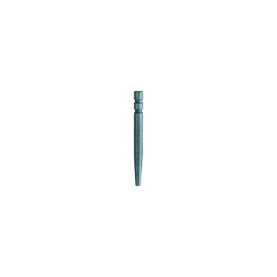 Tenons Cylindro-Coniques Titane Sablé, 15,6mm Vert - Lot De 20